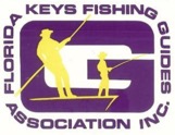 logo for florida keys fishing guide association